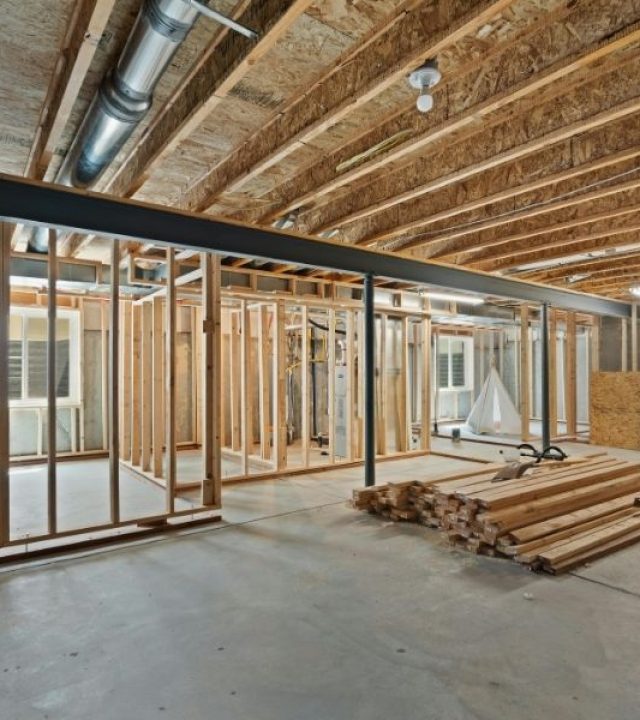 Interior of House in Construction