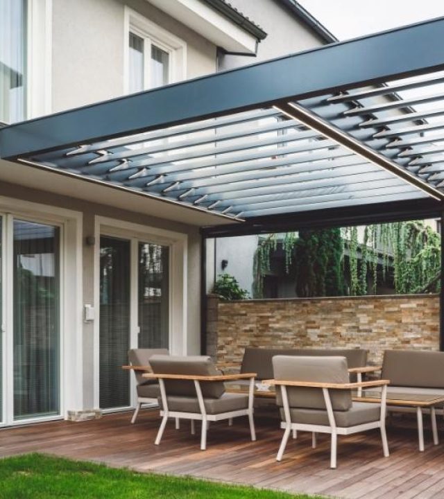 Modern patio