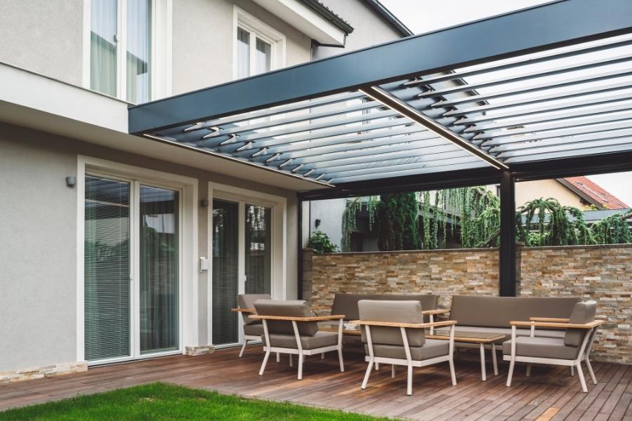 Modern patio